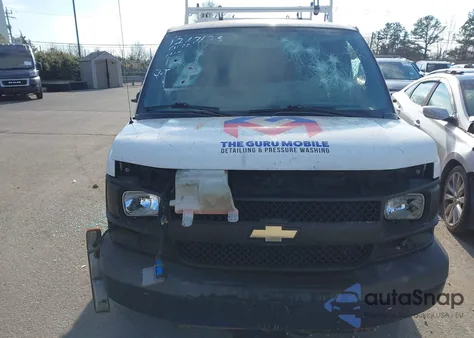 2008 Chevrolet Express Work Van from USA, damaged, VIN 1GCGG29C581135600